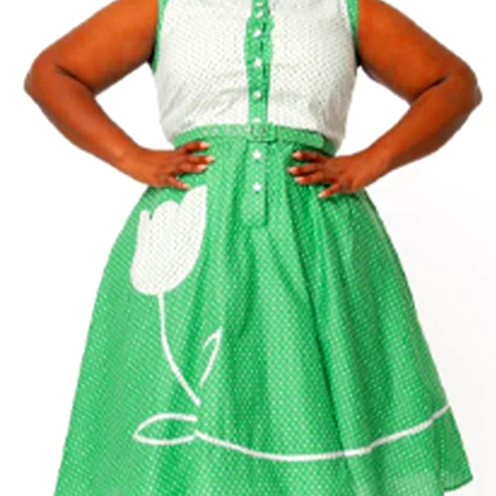 Unique vintage swing dress